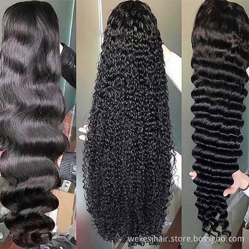 Wholesale 360 lace frontal human hair wigs , brazilian 360 lace frontal wig , Raw cheap 360 guangzhou wigs for black women